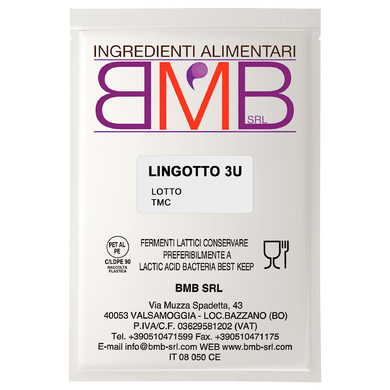 Мезо-термофильная закваска BMB LINGOTTO 3U (на 300-600 литров молока)